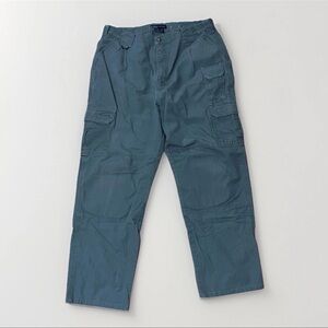 5.11 Tactical Men's Cotton Canvas Pants Style 74251 38x32 Green Double Knee Pads